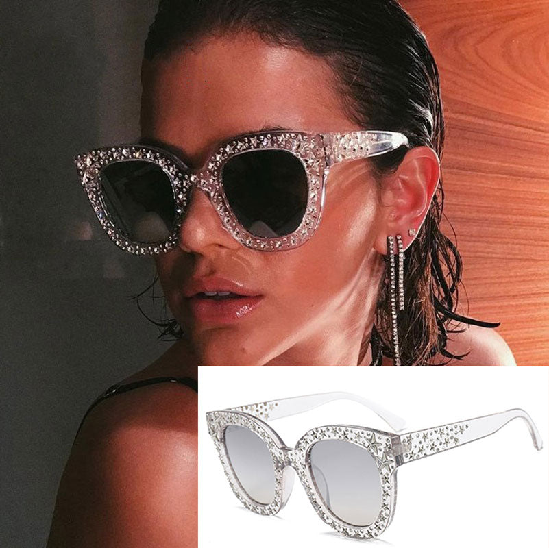 Fashion Square Sunglasses Women Luxury Brand Designer Trendy Oversized –  Jollynova