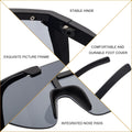 Fashion Oversized Square Sports Sunglasses Men Big Frame Brand Designer Vintage Rectangle Sun Glasses For Man Shades Oculos
