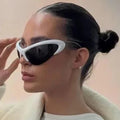 Fashion Oversized Cat Eye Sunglasses Goggle New Women Men Brand Designer Punk Sun Glasses Shades Party Eyeglasses De Sol Oculos