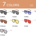 Vintage Sunglasses For Men Retro Anti Glare Driving Sun Glasses Male Fashion Square Shades UV400 zonnebril heren