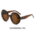 Fashion Colorful Retro Round Oval Sunglasses Women 2023 Vintage Gradient Eyewear Men Punk Sun Glasses Shades UV400