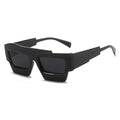 Fashion Irregular Square Sunglasses Women Retro Trending Double Color Eyewear Shades UV400 Men Vintage Gradient Punk Eyewear