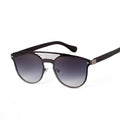 Wooden Brand Vintage Style Sunglasses Men Flat Lens Rimless Frame Women Sun Glasses oculos de sol Masculino