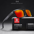 Square Men's Polarized Sunglasses Outdoors Lifestyle Coating Sun Glasses New Matching Colors With Box