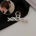 Luxury Hollow Out Metal Hair Claw For Women Girls Geometric Hair Crab Female Vintage Bowknot Catch Clip Fashion Hair Accessories