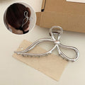 Luxury Hollow Out Metal Hair Claw For Women Girls Geometric Hair Crab Female Vintage Bowknot Catch Clip Fashion Hair Accessories
