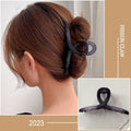 Luxury Hollow Out Metal Hair Claw For Women Girls Geometric Hair Crab Female Vintage Bowknot Catch Clip Fashion Hair Accessories