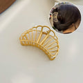 Luxury Hollow Out Metal Hair Claw For Women Girls Geometric Hair Crab Female Vintage Bowknot Catch Clip Fashion Hair Accessories