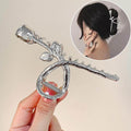 Luxury Hollow Out Metal Hair Claw For Women Girls Geometric Hair Crab Female Vintage Bowknot Catch Clip Fashion Hair Accessories