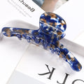 New Acetate Hair Claws Crab Clamps Charm Claw Clips Women Girls Leopard Hair Clips Retro Cross Hairdress Hair Styling Tool