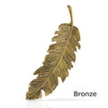 New Alloy Vintage Hair Clip Feather Leaf Shape Barrette Metal Hairpins For Women Lady Headwear Hair Accessories