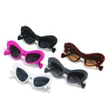 New Cat Eye Sunglasses Personalized Ins Animal Horse Element Hip Hop Funny Fashion Gift Sunglasses