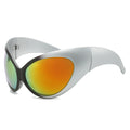 Eye big frame cycling glasses European and American fashion eye protection alien sports future technology sunglasses