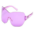 Oversized Colorful Punk Sunglasses Goggle New Women Men One Piece Y2k Sun Glasses Fashion Eyewear Brand Designer Shades Glasses