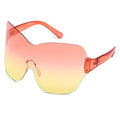 Oversized Colorful Punk Sunglasses Goggle New Women Men One Piece Y2k Sun Glasses Fashion Eyewear Brand Designer Shades Glasses