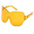 Oversized Colorful Punk Sunglasses Goggle New Women Men One Piece Y2k Sun Glasses Fashion Eyewear Brand Designer Shades Glasses