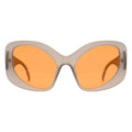 Vintage Cat Eye Sunglasses Woman 2023 Retro Irregular Mask Oversized Sun Glasses UV400 Shades Glasses Brand Designer Y2K Goggles
