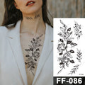 Waterproof Temporary Tattoo Sticker I Love You Flash Tattoos Lip Print Butterfly Flowers Body Art Arm Fake Sleeve Tatoo Women