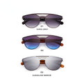 Wooden Brand Vintage Style Sunglasses Men Flat Lens Rimless Frame Women Sun Glasses oculos de sol Masculino