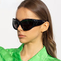 Fashion Overised Y2k Sunglasses Goggle New Women Large Frames Sport Sun Glasses 2000'S Punk Shades Eyewear Men UV400 Eyeglasses