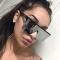 Hot Flat Top Oversized Luxury Sunglasses