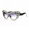 Oversize Cat Eye Sunglasses Women Brand Designer Luxury Crystal Sexy Sun Glasses For Ladies