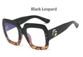 Anti Blue Light Oversized Glasses Frame Women Fashion Luxury Brand Square Big Frame Clear Lens Transparent Frames Vintage