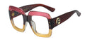 Anti Blue Light Oversized Glasses Frame Women Fashion Luxury Brand Square Big Frame Clear Lens Transparent Frames Vintage