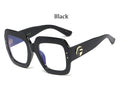 Anti Blue Light Oversized Glasses Frame Women Fashion Luxury Brand Square Big Frame Clear Lens Transparent Frames Vintage
