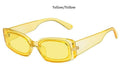 new fashion Rectangle sunglasses for women vintage brand designer eyewears retro sunglasses woman oculos feminino uv400
