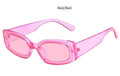 new fashion Rectangle sunglasses for women vintage brand designer eyewears retro sunglasses woman oculos feminino uv400