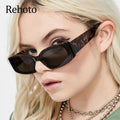 new fashion Rectangle sunglasses for women vintage brand designer eyewears retro sunglasses woman oculos feminino uv400