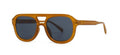 Classic Pilot Sunglasses Women Vintage Yellow Lens Fashionable  Female Candy Color 70s Glasses