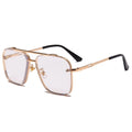 Cool Men Driving Glasses Goggle Summer Style Gradient Brown Sunglasses
