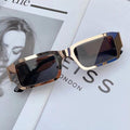 Fashion Modern Square Sunglasses Women Vintage Metal Punk Sun Glasses Men Hip Hop Shades Female Show