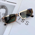Fashion Modern Square Sunglasses Women Vintage Metal Punk Sun Glasses Men Hip Hop Shades Female Show