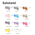 New Fashion One Piece Shield For Women Vintage Oversized Paw Sun Glasses