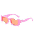 New Women Retro Sunglasses Men's Fashion Vintage White Sun glasses Blue Ladies Sunglasses Women's Shadow Retro glasses