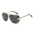 Steampunk ton stark Iron Man 3 sunglasses men brand women mirror designer sun glasses Vintage lens red sunglasses