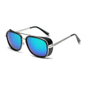 Steampunk ton stark Iron Man 3 sunglasses men brand women mirror designer sun glasses Vintage lens red sunglasses