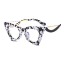 Fashion Retro Cat Eye Anti Blue Light Glasses For Women Vintage Clear Computer Eyeglasses Ladies Reading Wholesale