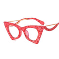 Fashion Retro Cat Eye Anti Blue Light Glasses For Women Vintage Clear Computer Eyeglasses Ladies Reading Wholesale
