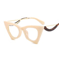 Fashion Retro Cat Eye Anti Blue Light Glasses For Women Vintage Clear Computer Eyeglasses Ladies Reading Wholesale