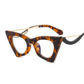 Fashion Retro Cat Eye Anti Blue Light Glasses For Women Vintage Clear Computer Eyeglasses Ladies Reading Wholesale