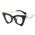 Fashion Retro Cat Eye Anti Blue Light Glasses For Women Vintage Clear Computer Eyeglasses Ladies Reading Wholesale