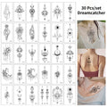 30pcs/set Tatuajes Temporales Sexy Fake Tattoo for Woman Hands Arm Body Waterproof Temporary Tattoos Tatouage Temporaire Femme J82512-J 30Pcs
