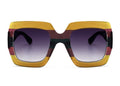 Three Colors Sunglasses Women Shades Goggles Square Frame UV400 Brand Glasses