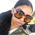 Three Colors Sunglasses Women Shades Goggles Square Frame UV400 Brand Glasses