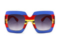 Three Colors Sunglasses Women Shades Goggles Square Frame UV400 Brand Glasses