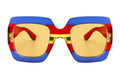 Three Colors Sunglasses Women Shades Goggles Square Frame UV400 Brand Glasses